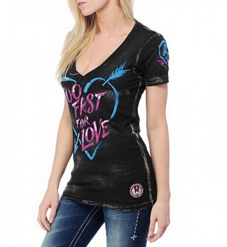 T-shirt for women Affliction Too Fast for Love price